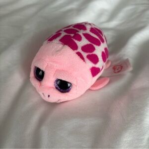 Shuffler Pink Turtle Teeny Tys 4 inch - Stuffed Animal by Ty